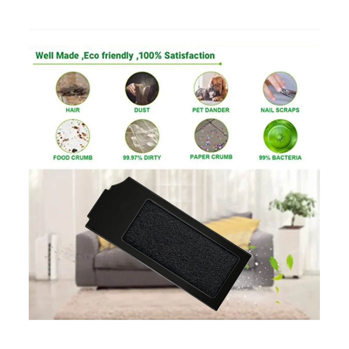 5 pçs filtro hepa para deebot x1 turbo omni t10 turbo robô aspirador de pó peças filtro de carvão ativado