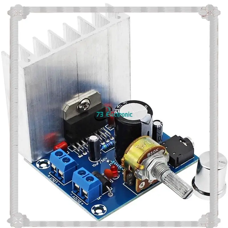 24-Hour Delivery TDA7377 2.0 Version Stereo Audio Amplifier Board 35W+ 35W Dual Channel Module DC 12V Power Supply