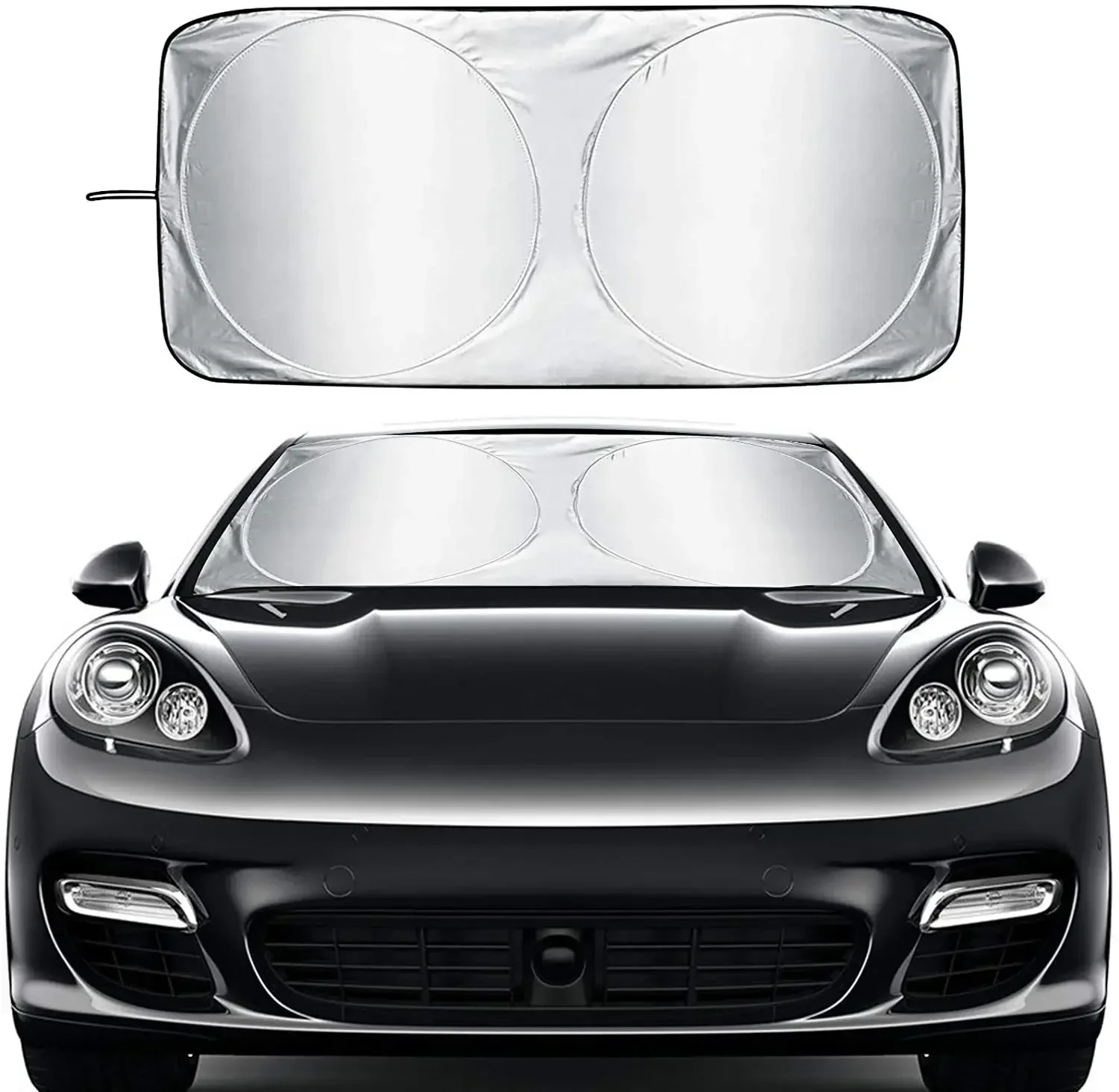 Car Window Sunshade Cover Sun Shade Windshield Visor Protector Windscreen Folding Auto UV Protection Curtain Styling Accessories