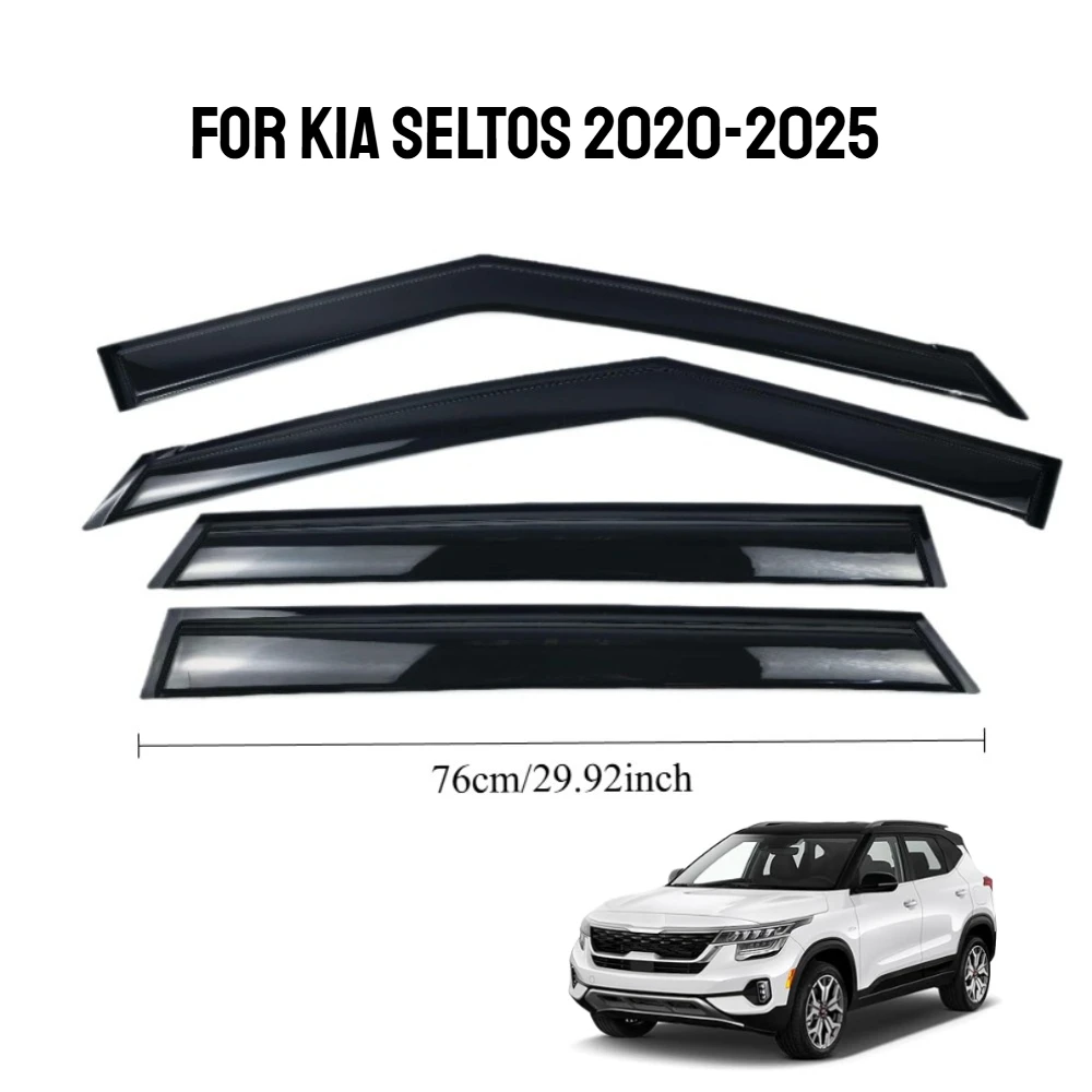 for Kia Seltos 2020-2025 Car Window Rain Cover Car Windows Visor for Kia Seltos Sun Visor Rain Cover, Window Protector