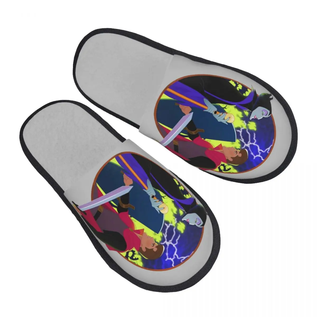 

Домашние тапочки из фильма «Малефисента», женские тапочки без шнуровки из мягкой пены с эффектом памяти, спа-тапочки