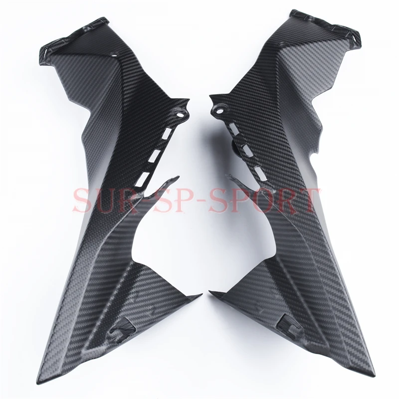 Inner Side Panels Trim Fairing  In Carbon Fiber 100% For KTM 1290 Super Duke R 2020 - 2024 Twill Forged Matte