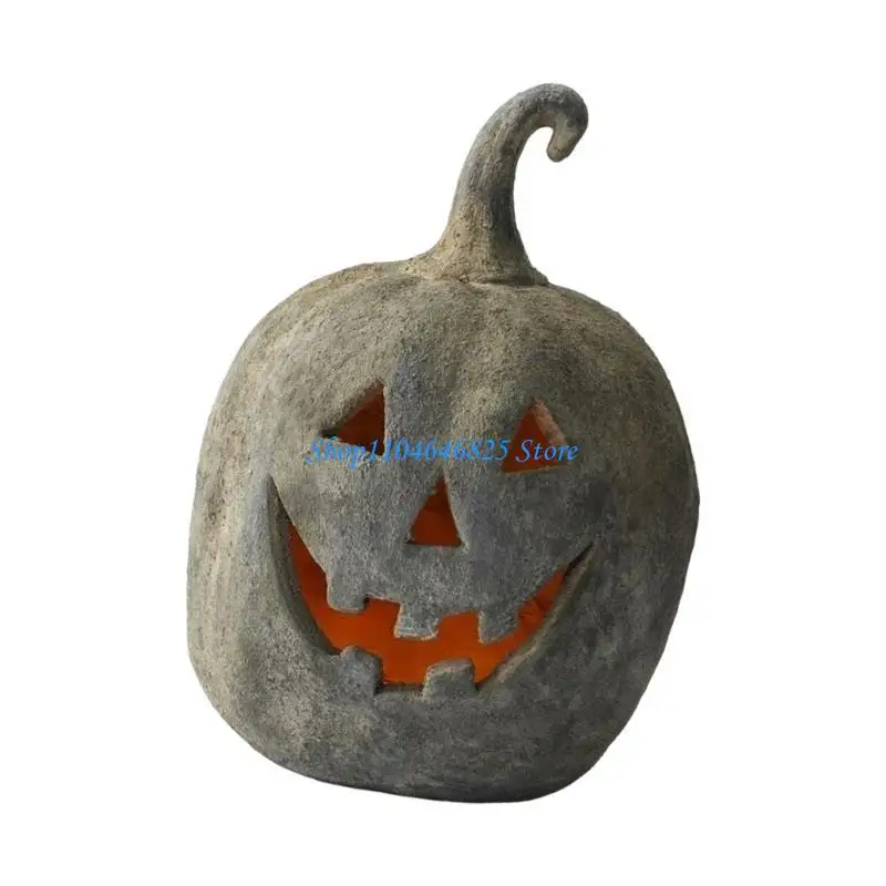 

Pumpkin Lantern Halloweens Decorations Resin Materials Easy Setups Designs