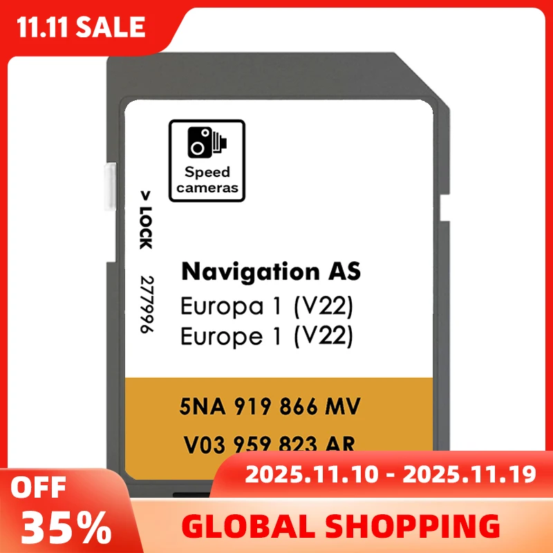 

Wholesale for VW Discover Media Navi AS Map GPS UK Europe 2025 Sat Nav SD Card 32GB Memory