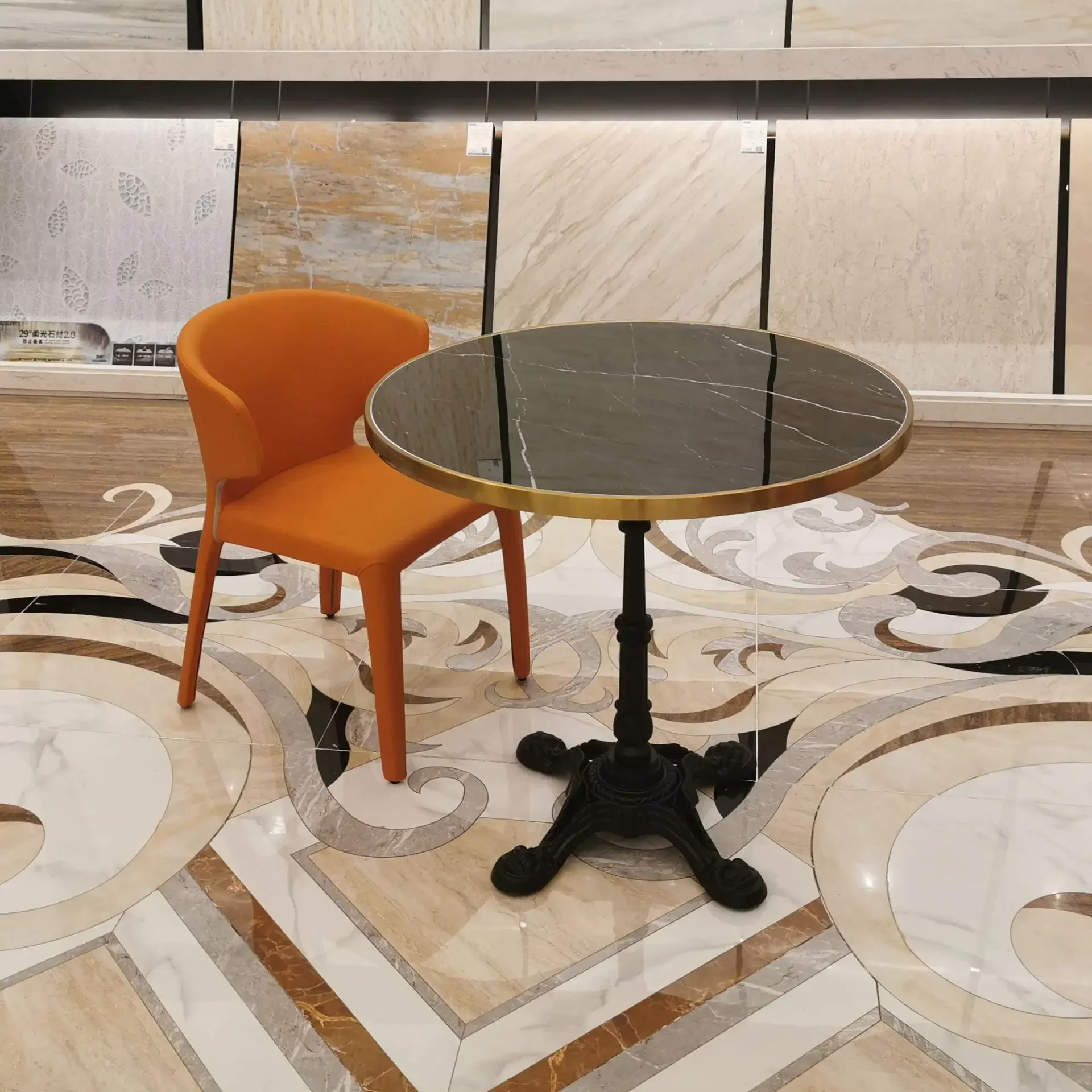 dining table Hotel sales office Reception negotiation Table and chair Nordic cafe Restaurant table and chair combination