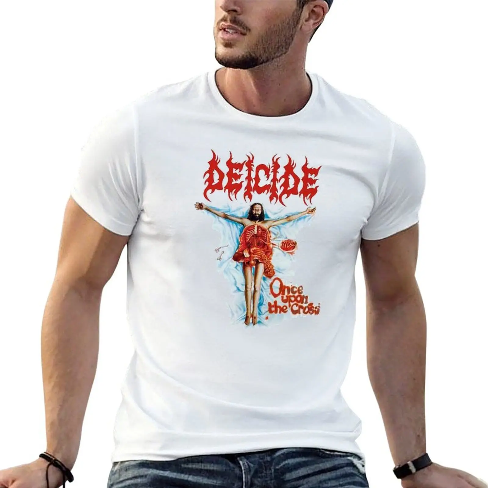 new coll deicide T-Shirt vintage street wear men clothes