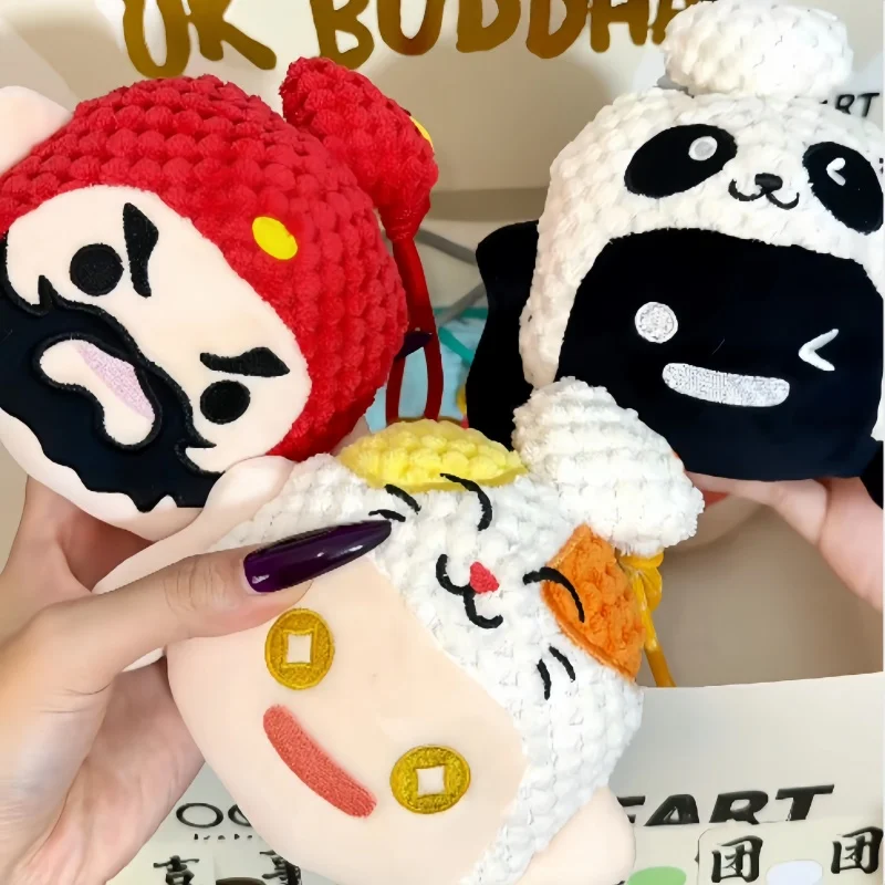 

Tingting Toys Store Genuine Ok Buddha Series Blind Box Mystery Box Plush Bag Pendant Doll Key Chain Birthday Gifts For Friends