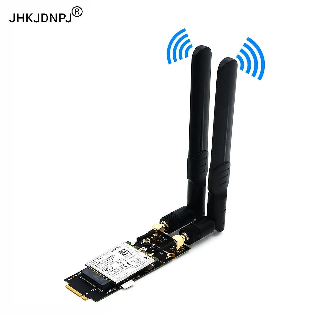M.2 NGFF Key B Adapter With SIM card and Antenna for 3G/4G/5G Module