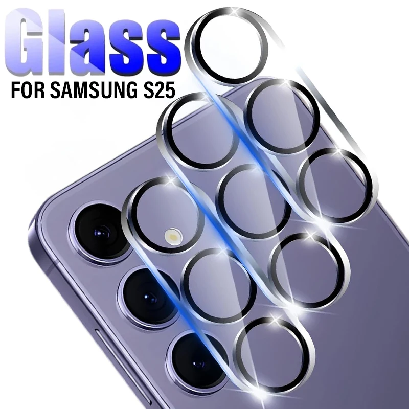 S25U Tempered Glass Camera Protector For Samsung Galaxy S25 S25Plus S25Ultra Back Lens Protective Glass Films For S25 Ultra