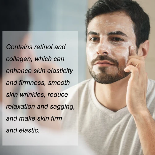 Imagen 2 del producto Crema antiarrugas para hombres, elimina las arrugas de la cara y el cuello, reafirmante, hidratante, crema Facial de Retinol, tratamiento Facial antienvejecimiento
