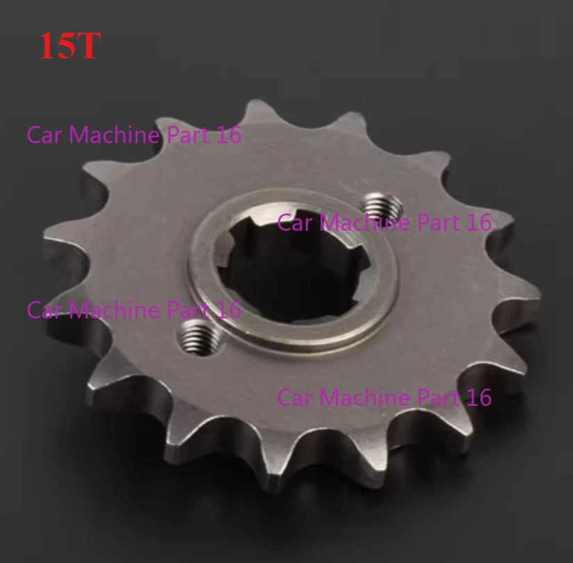 Motorcycle For QJIANG Keeway Superlight 200 202 QJ200-2H Front Rear Sprocket Chain Wheel Gear Big Small Chain Sprocket 15T 41T