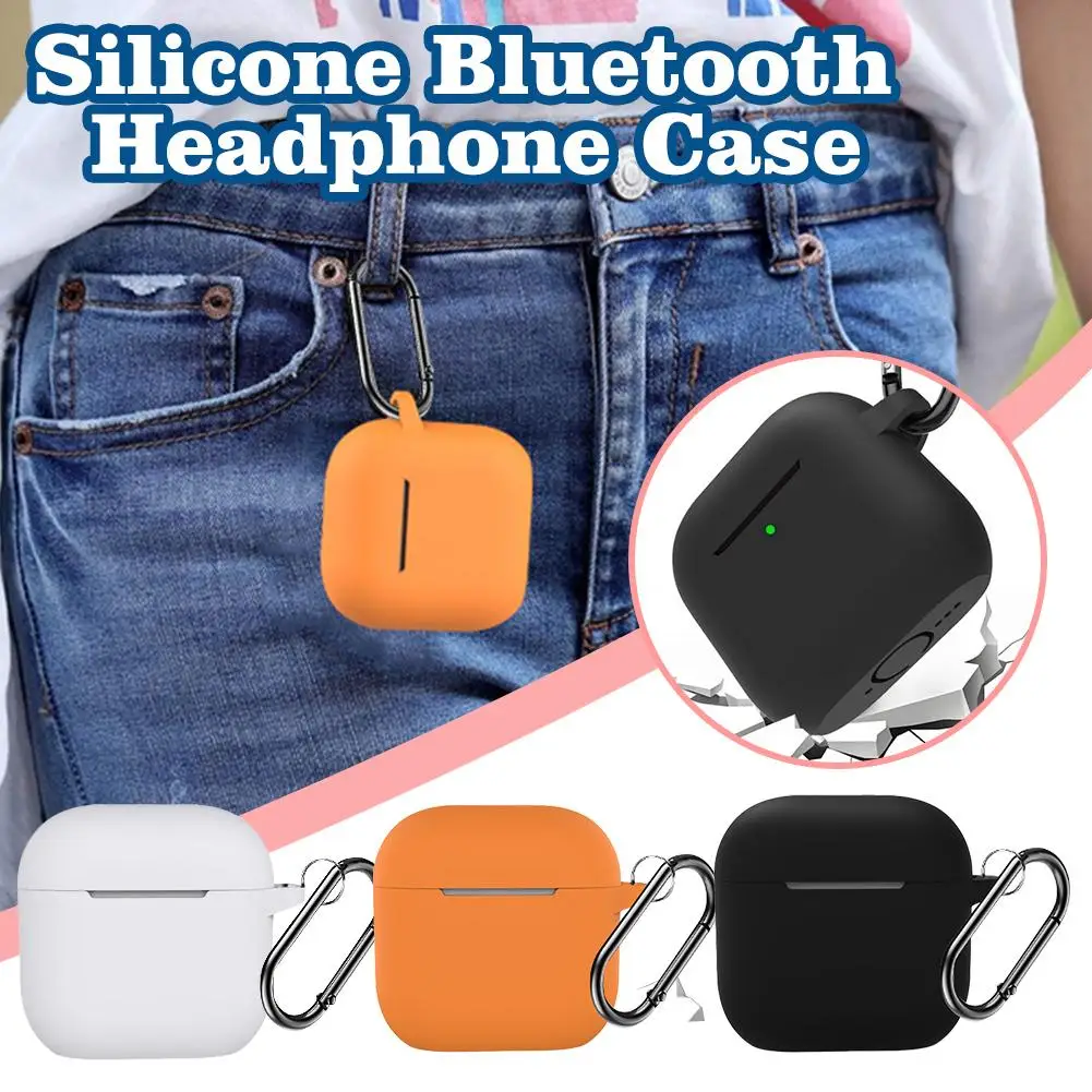 Silicone macio para apple fone de ouvido caso anti gota silicone para airpods 4 capa protetora silicone macio fone de ouvido bluetooth ca s2e2