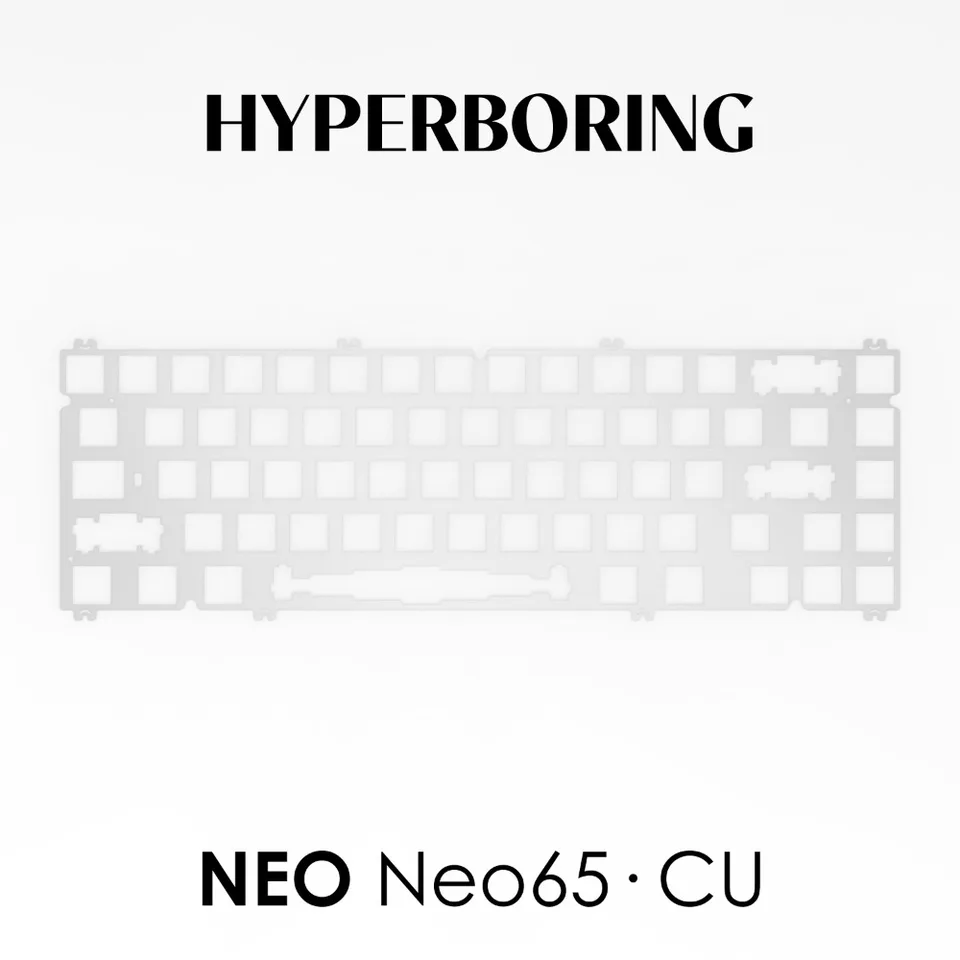 ハイパーボーリング Neo65 CU キーボードプレート