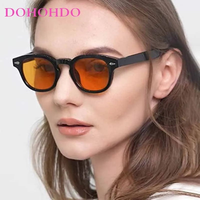 

Vintage Fashion Oval Rivet Decorative Sunglasses Women Men Luxury Brand Designer Classic Travel Driving Sun Glasses Female UV400