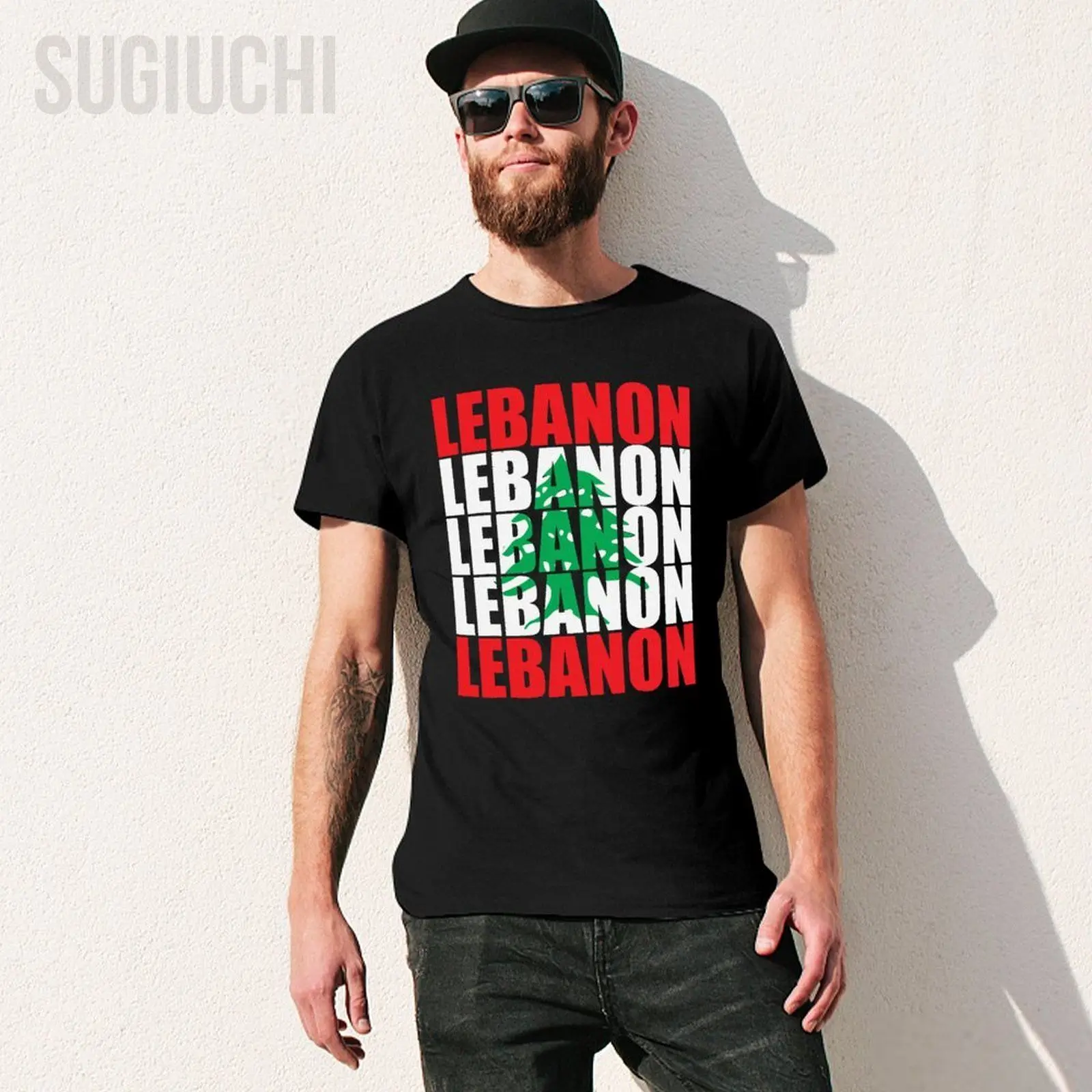 Unisex Men Lebanon Flag Support Peace Protest Lebanese Tshirt Tees T Shirts Women Boys 100% Cotton T-Shirt