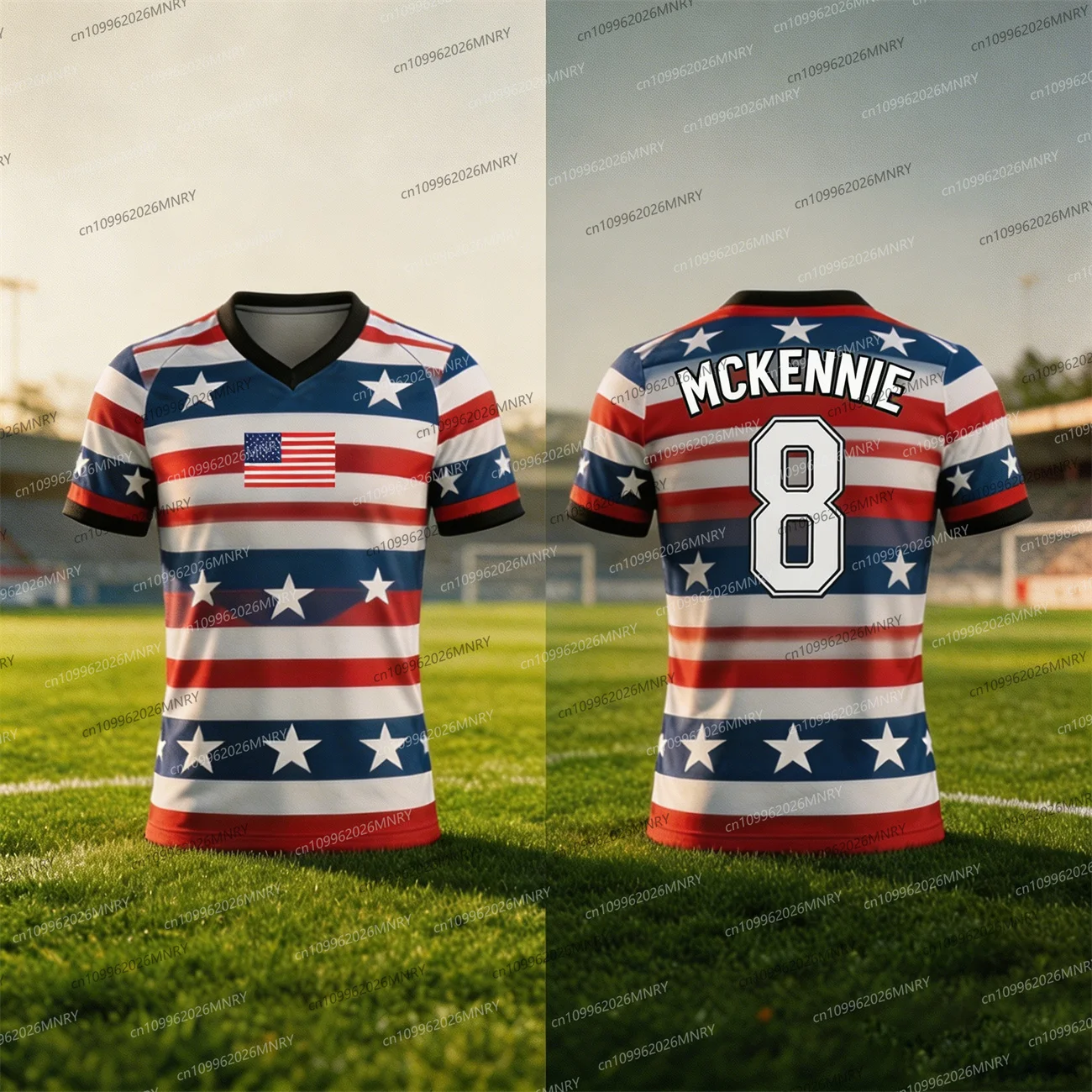 25/26 United States Jersey top Summer Men Jersey Sports Training Uniforms Jersey Breathable Quick Drying Fan Jersey Women Jersey