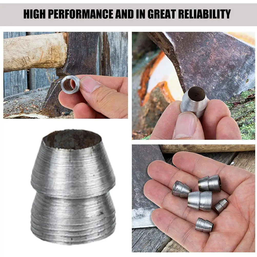 20pcs Round Axe Metal Hammer Splitting Installation Accessories 10mm Diameter Reinforcing Replacement Stable High