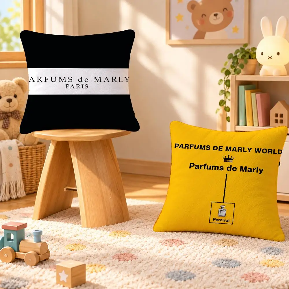 Brand Parfums de Marly Fragrance Cushion Cover Personalized Decorative Living Room Home Sofa Bedroom Office Car Decor