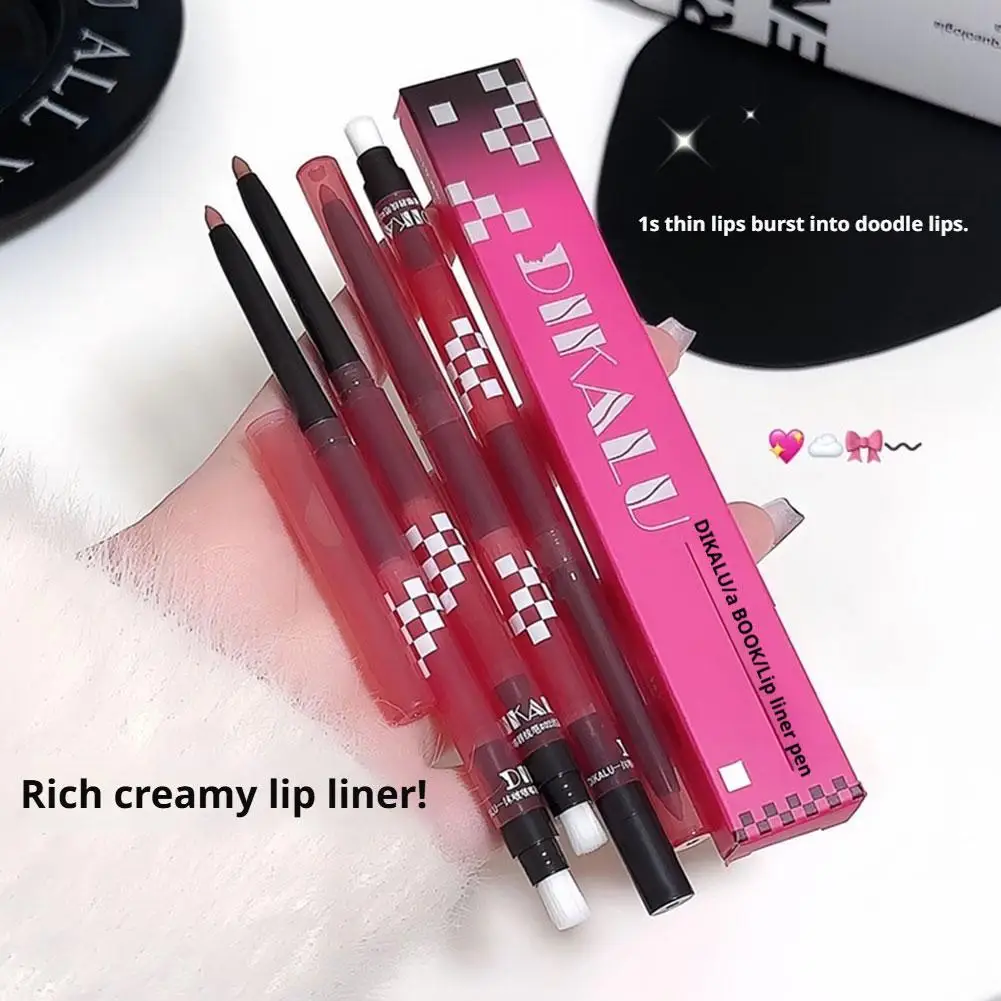 DIKALU Nude Lip Liner Long-lasting Waterproof Formula Smooth And Easy To Color Texture Keep Delicate Lip Shape All Day Long