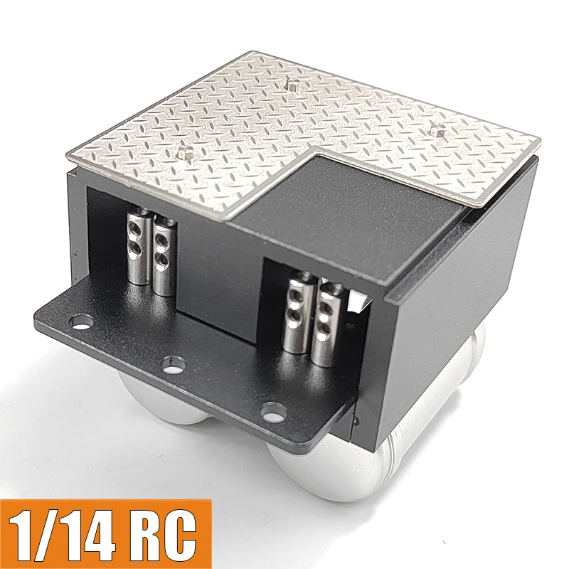 RC Truck Metal Simulation Battery Box Can Be Installed with Steering Gear for 1/14 Tamiya VOLVO FH16 56360
