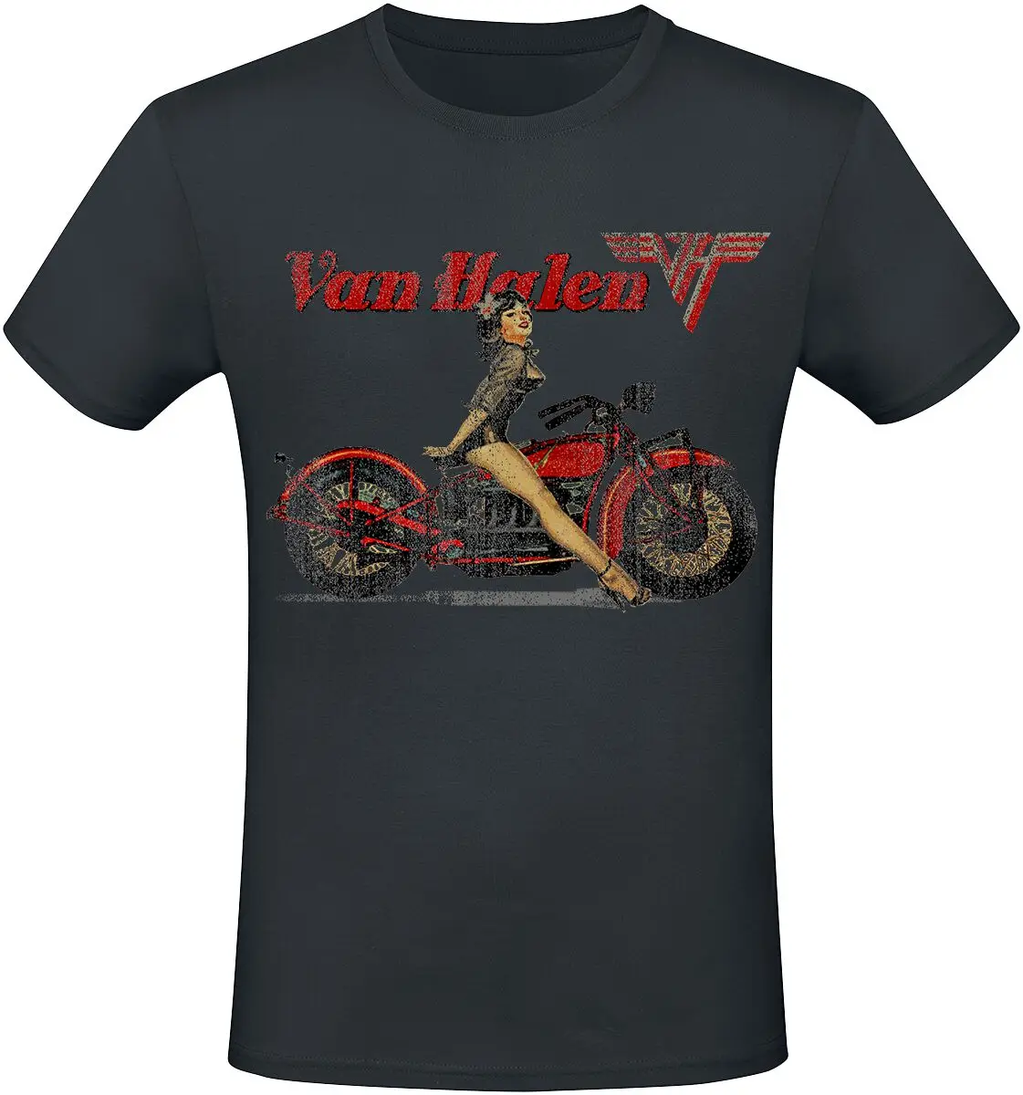 Logo Van Halen Band T-Shirt Cotton Graphic Tee Men Women Summer Streetwear Top