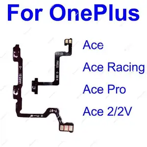 Bilashmart OnePlus 1+ Ace 2 Ace 2V Ace Pro Ace Racing On Off Power Volume Button Flex Cable Side Keys Flex Ribbon Replacement