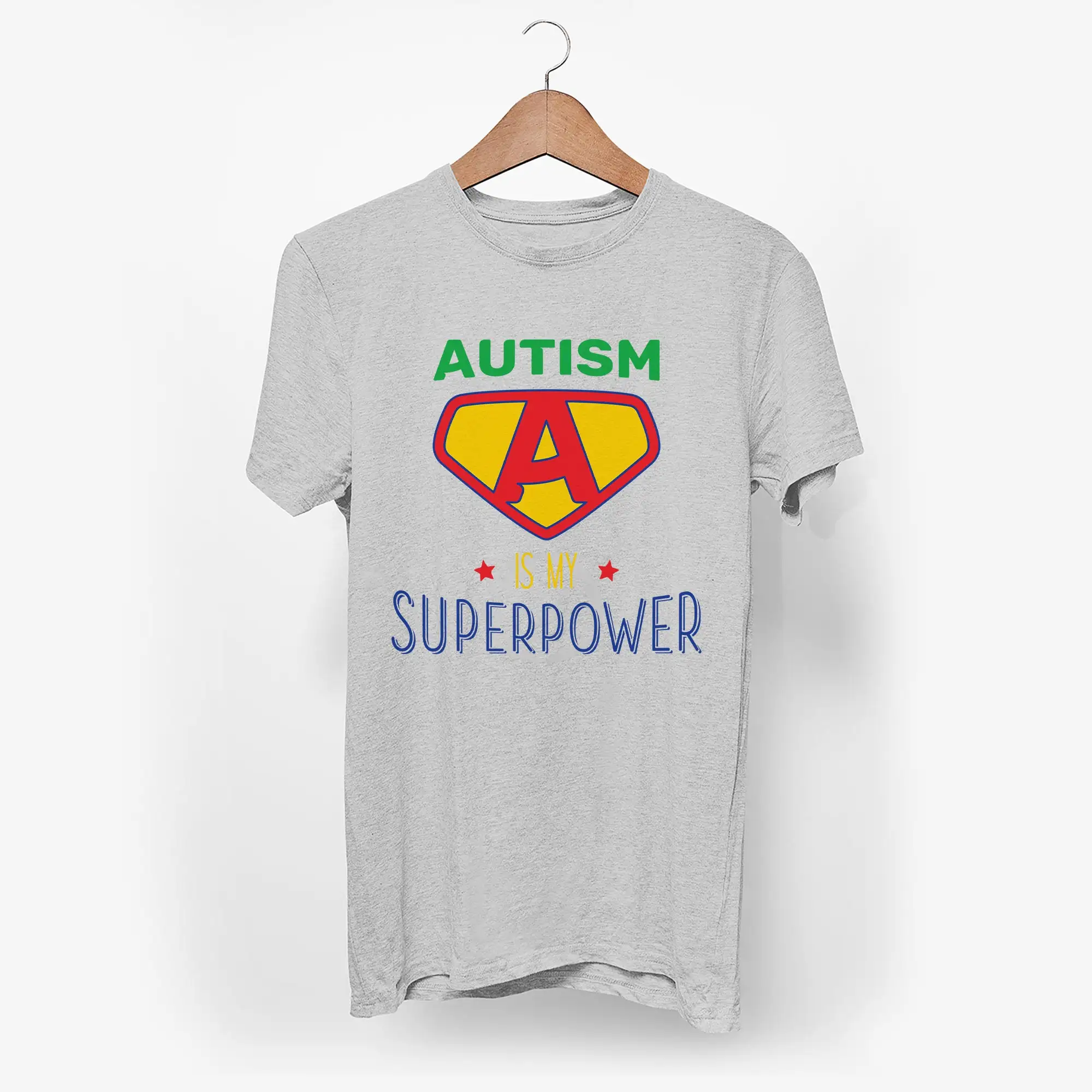 Autism is My Superpower T Shirt ASD ASC Top