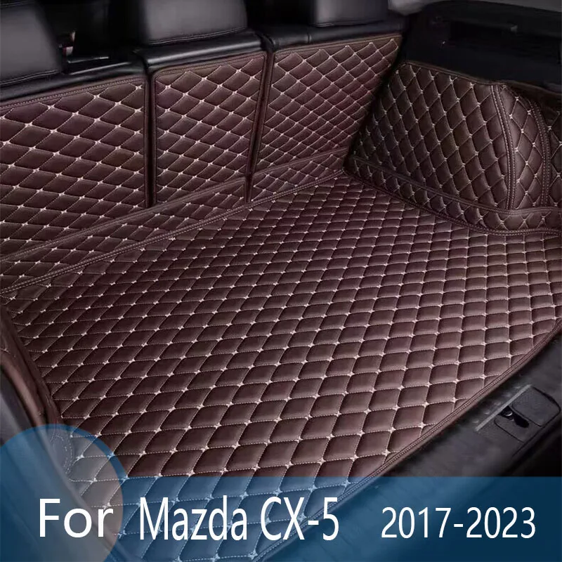 

Автомобильные коврики для багажника Mazda CX-5 CX5 KF 2017 ~ 2023, поднос, ковер, интерьер детской двери, водонепроницаемый защитный коврик, автомобильные аксессуары