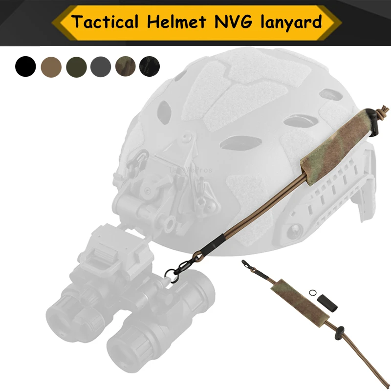 

Тактические шлемы NVG ремешок очки ночного видения эластичный удерживающий банджи-шнур устройство ночного видения фиксированная анти-потерянная веревка