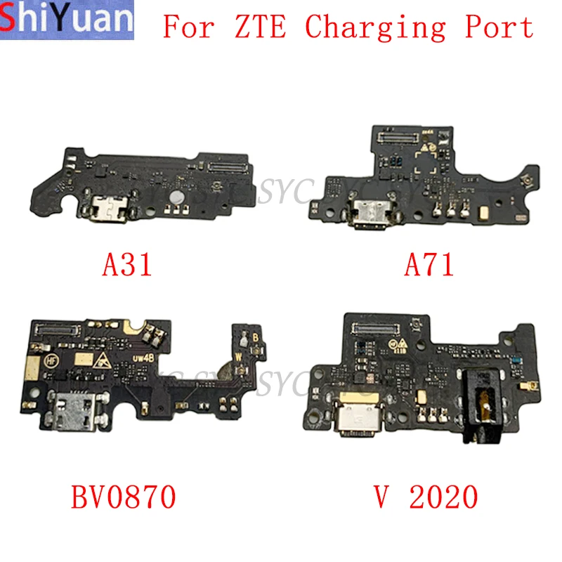 USB Charging Port Connector Board Flex Cable For ZTE Blade A31 A71 V 2020 BV0870 Charging Connector Replacement Parts