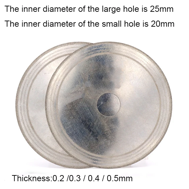 1-10Pcs Ultra-thin Circular Saw Blade Outer Diameter 60-200mm Cutting Arbor Disc Cut Jade Discs For Agate Glass Gems Stone Slits