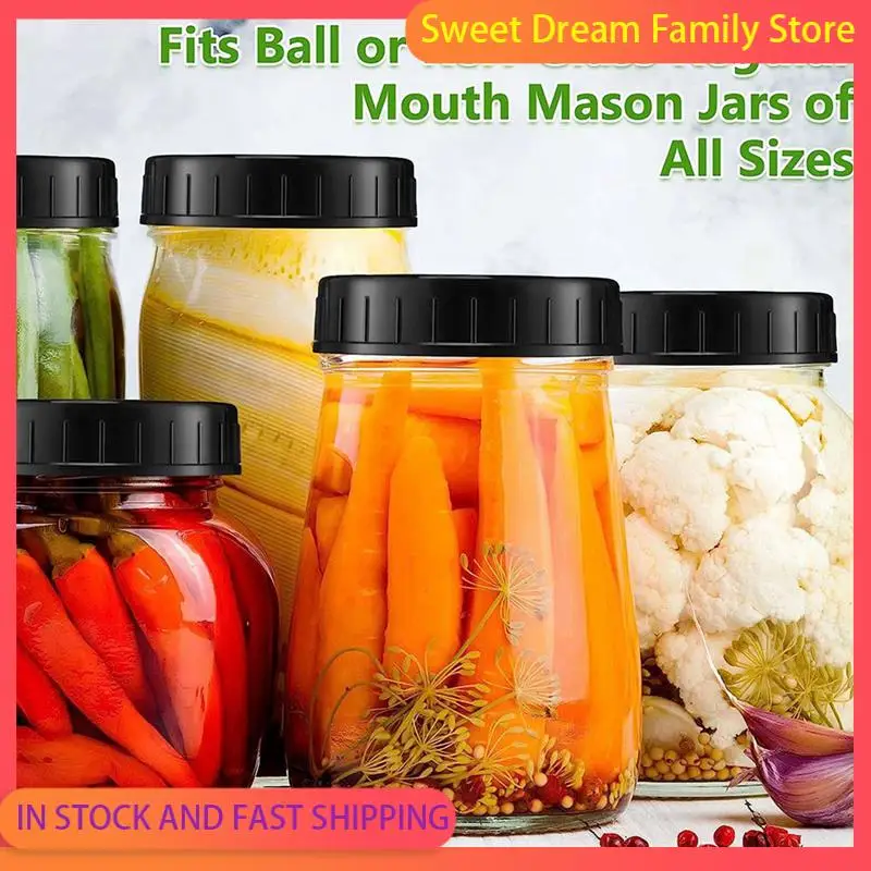 

SDFC-60X Крышки для банок Пластиковые крышки для хранения с резиновым уплотнением Сменные пластиковые крышки для банок для консервирования банок и многого другого, 86 мм