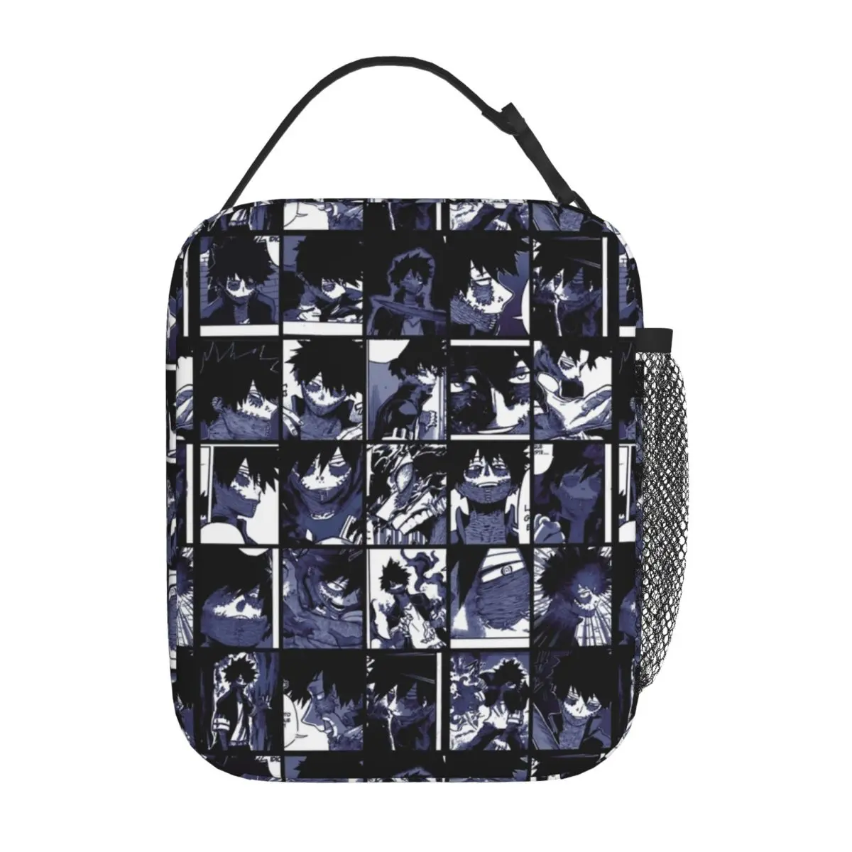 Dabi Collage My Hero Academia Lunch Bags High Capacity Lunch Container Thermal Bag Tote Lunch Box School Picnic Bento Pouch