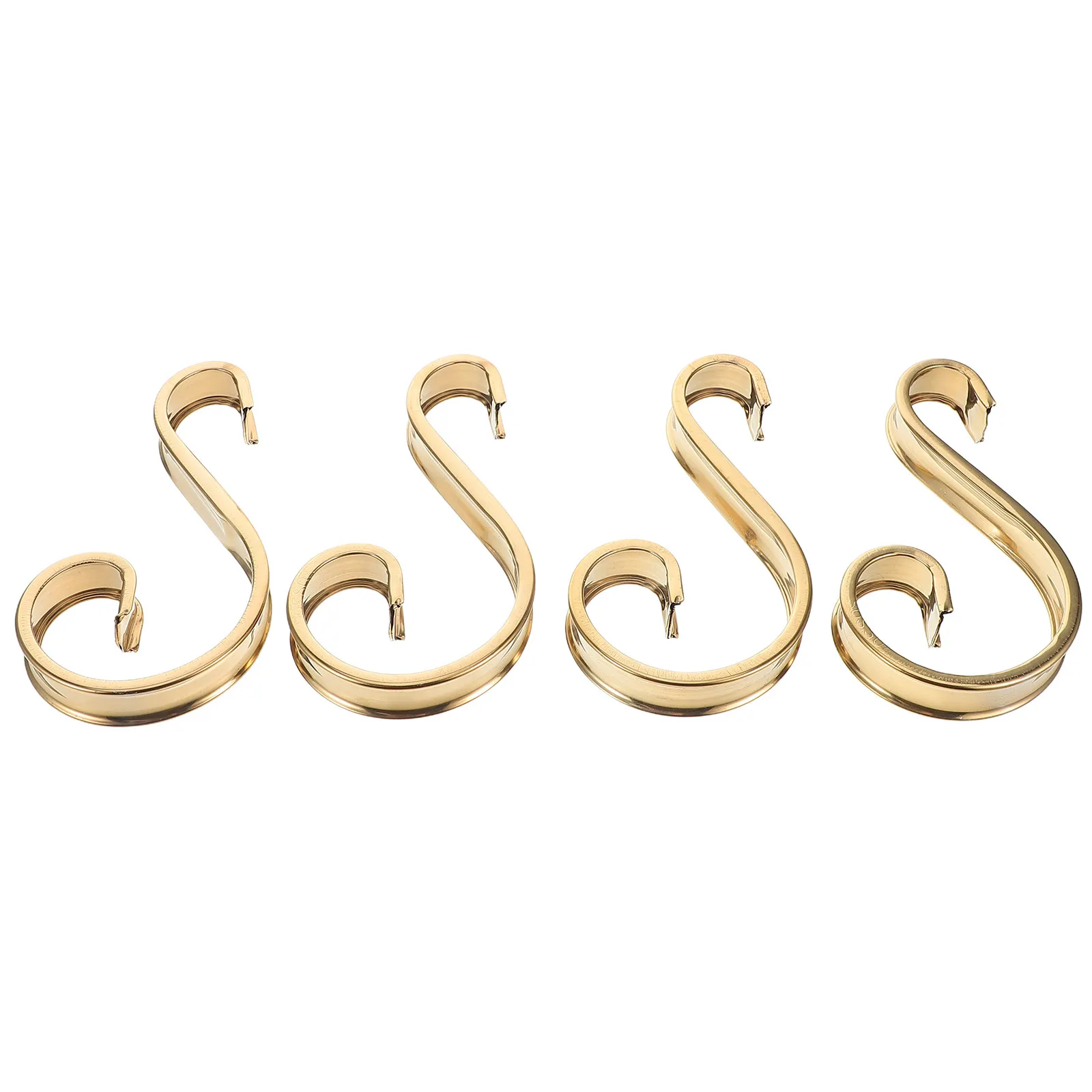 4Pcs Stainless Steel S Shape European Fence Balcony Gate Decoration Outdoor Railing Ornament Replacement Charms