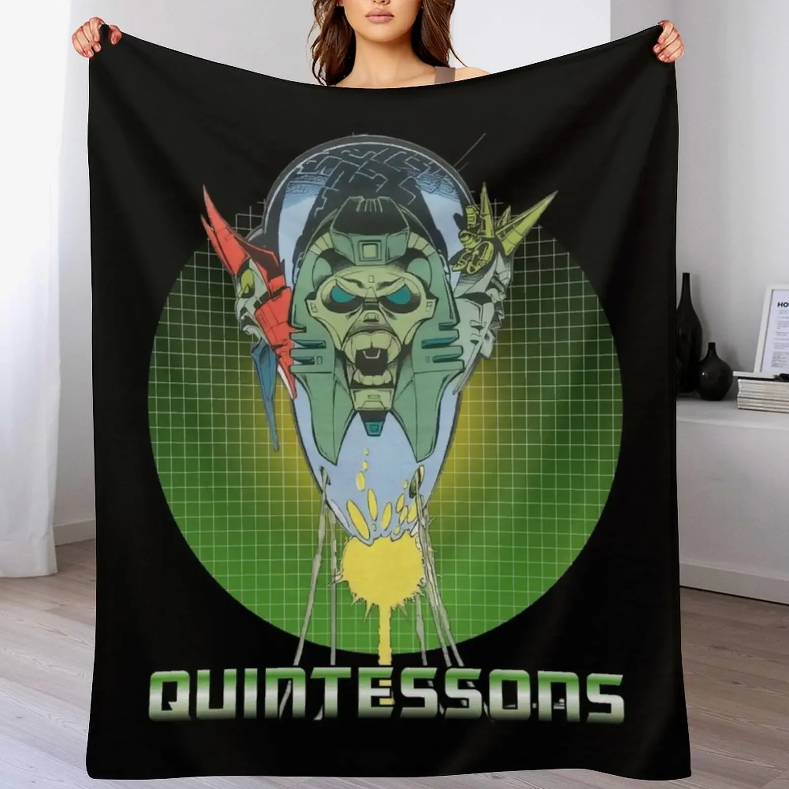 

Quintessons Autobot Transformer G1 Throw Blanket Lightweight Warm Blanket for Travel Camping