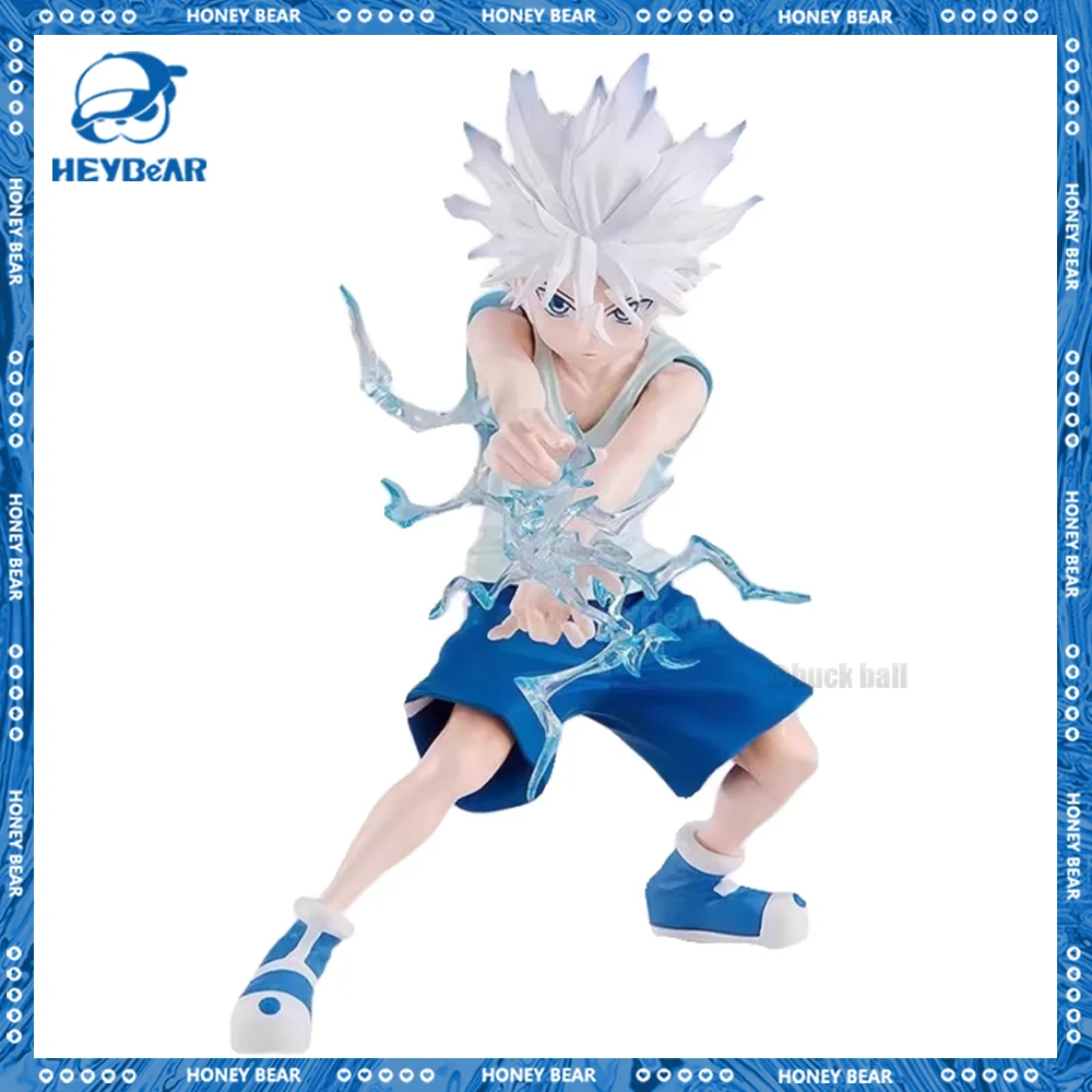 

Фигурка Hunter×Hunter Killua Zoldyck, аниме-фигурка, стоячая фигурка, статуя из ПВХ, модель, коллекция кукол, украшение для стола, игрушка для комнаты, подарки