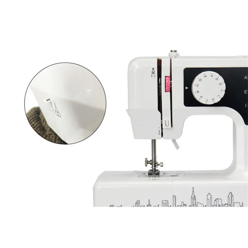 

Semi Automatic Multifunctional Electric Sewing Machine For Household Sewing Machine With Thick Sewing Edge And Eyelet JG-1602