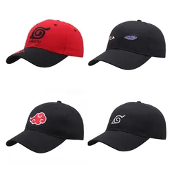 Unisex Embroidered Baseball Hat Adjustable Sun Visor Hat Uzumaki Akatsuki Duck Tongue Anime Cosplay