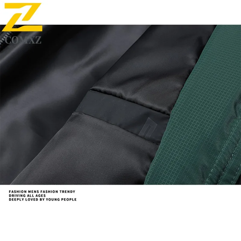 COMXZ Parker Coat Stylish Korean Lightweight Travel Puffer Jacket Skiing High-Quality Streetwear Winter Jacket Men's Clothing