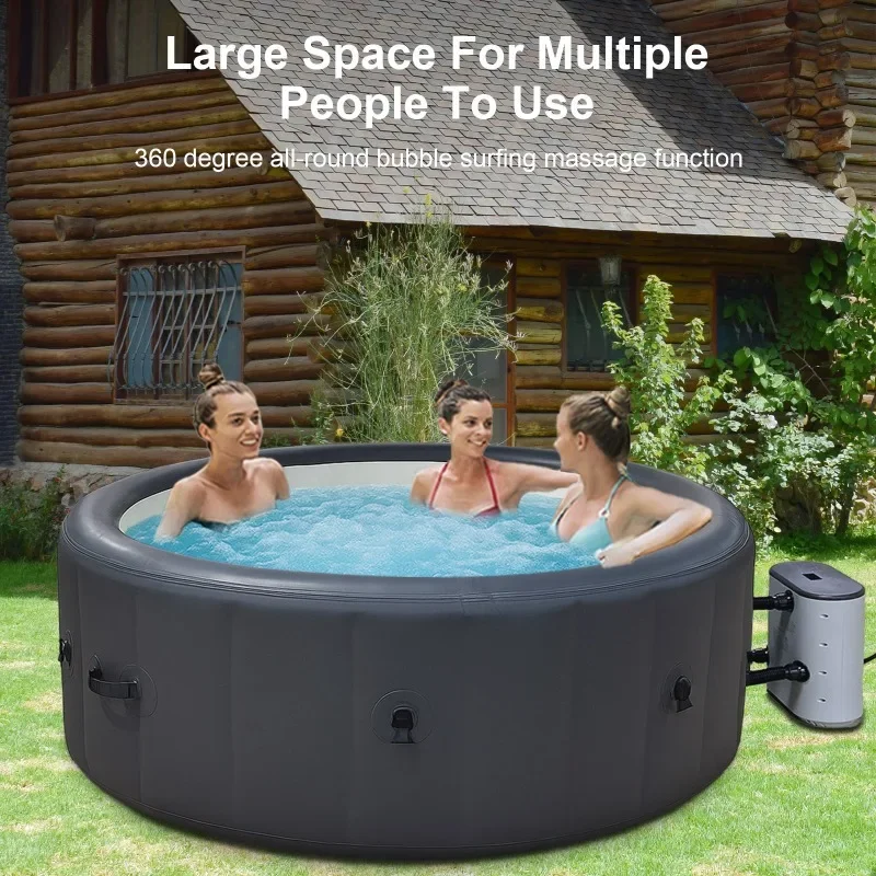 Inflatable Jacuzzi Spa Pool Swimming Pool Inflatable  Spa Massage Heated Bath