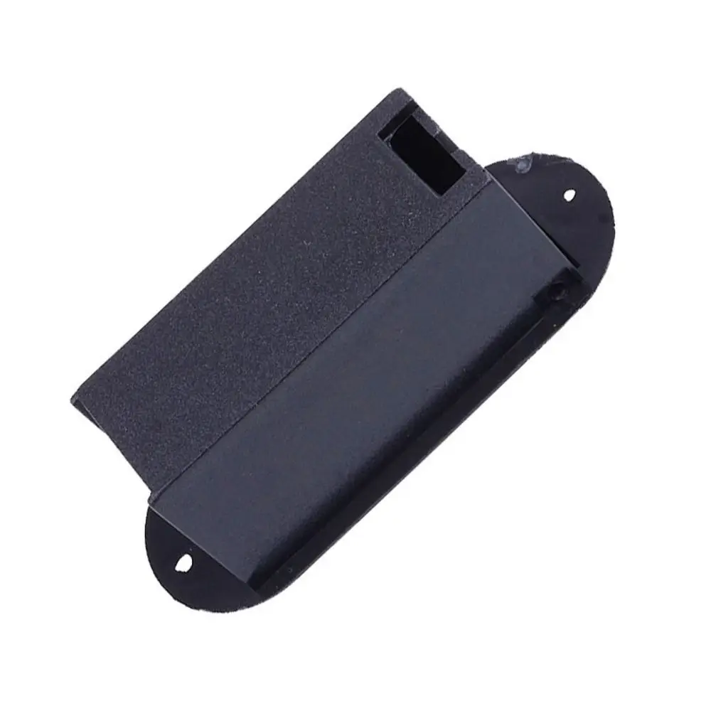 New Black Guitar Pickup Battery Box Plastic Storage Box Battery Holder Guitar Parts 9V Battery Case