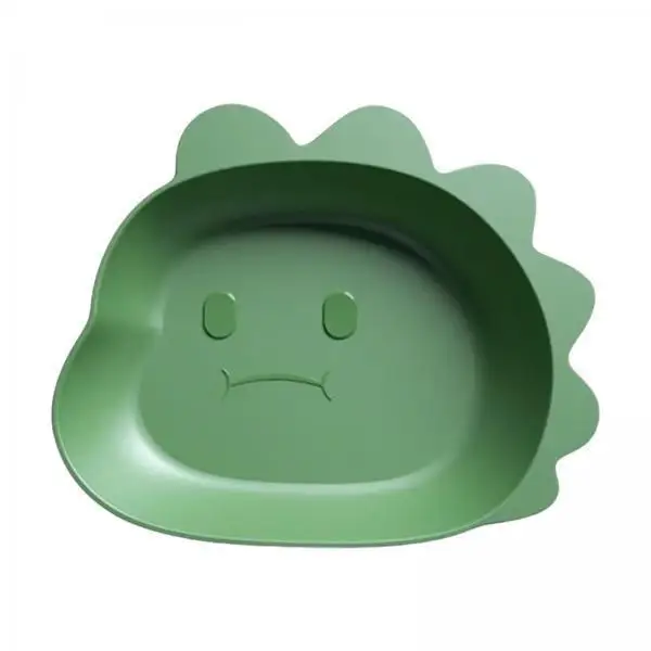Portable Spit Bone Dish PP Plastic Cute Plate Fruit Platter Dessert Tray Decorative Table Center for Home and Cafe