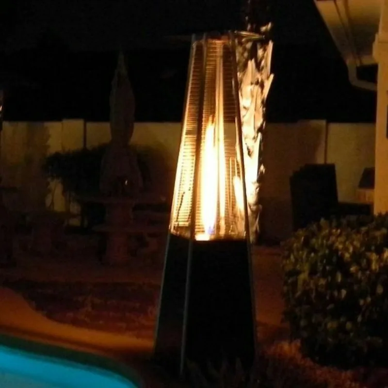 Outdoor heating furnace liquefied gas heater mobile landscape tower quadrilateral heating furnace quick heating