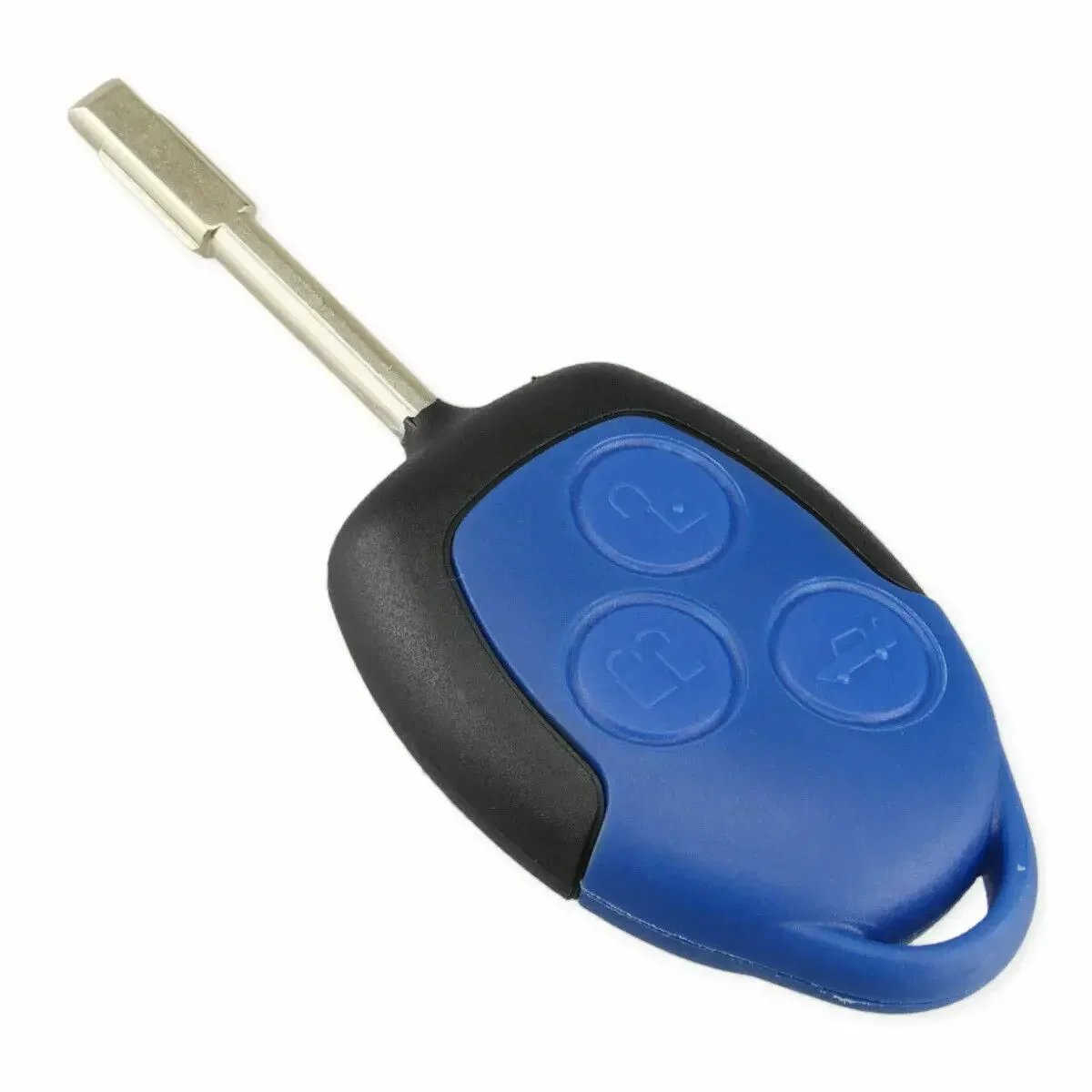 Car Key Fob Case 3 Button BLUE Remote Cover For Ford For Transit Connect Mk7 2006-2014 Automobiles Replacement Accessories