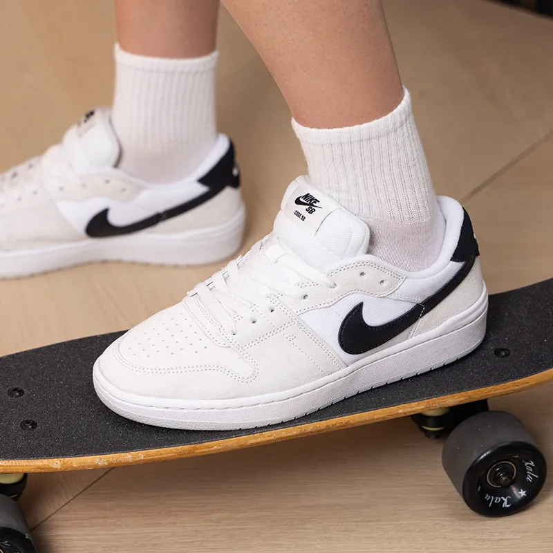 Nike SB Code 58 IB0108‑100 Men Low‑top Sneakers Suede Leather Casual Skateboard Shoes Street Sport Footwear