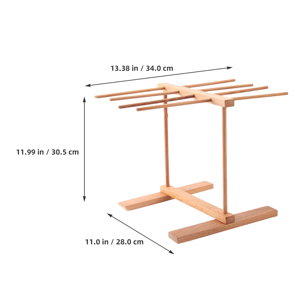 

Pasta Drying Rack Reusable Hanging Noodle Stand Portable Wood Tool Compact Kitchen Gadgets Baking Pastry Accessories