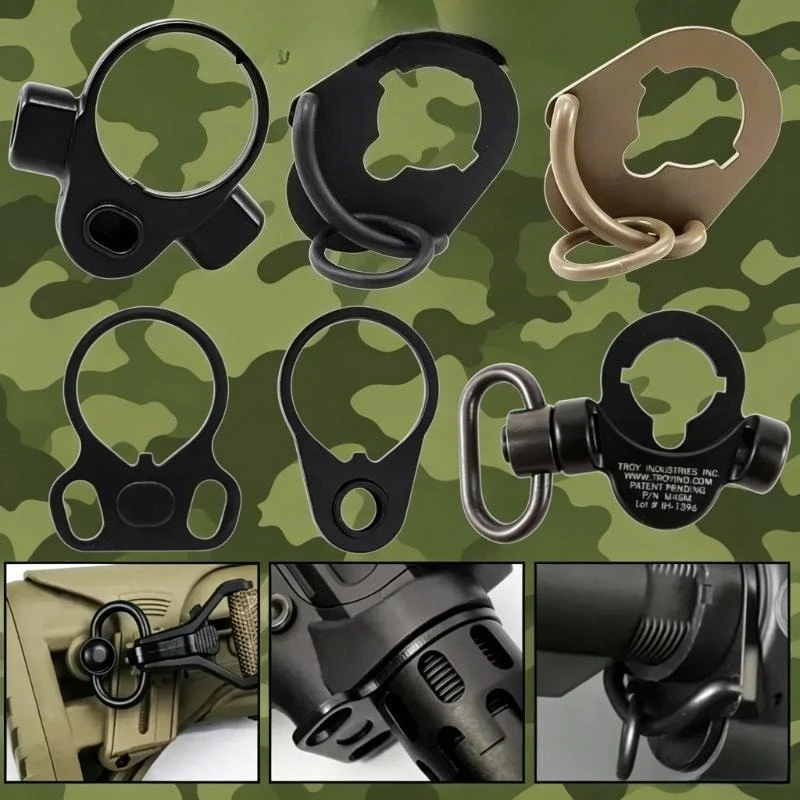 

QD Quick Release Sling Mount Swivel Adapter Metal Single Dual Point Strap Connector for Outdoor Sport Model Parts