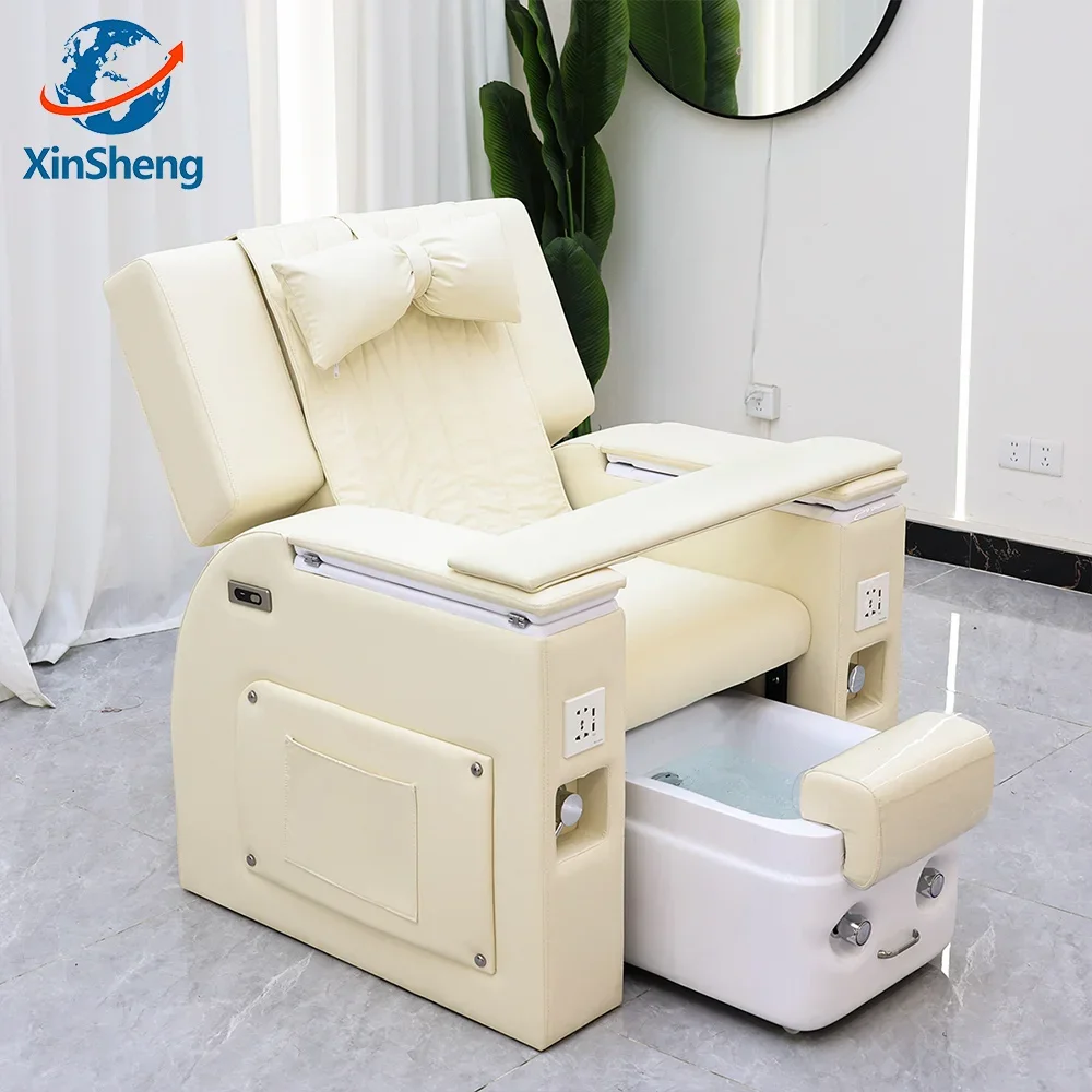 

XinSheng New Salon Chairs Pedicure Chair SPA Furniture Massage Chair Nail Beauty Sofa Home Couch Couches Foot Bath Foot Soaking