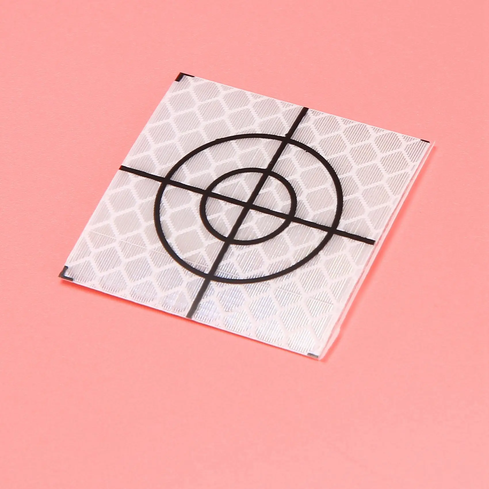 100Pcs Prism Measurement Reflector Sheet Reflective Tape Target Total Station Tunnel Survey 40X40Mm