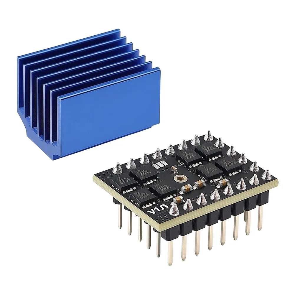 TMC5160 Motor Driver for 3D Printers Supporting High Voltage Operation and Delivering Consistent Torque Full Range